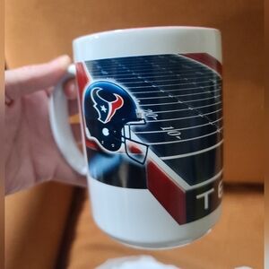 NFL Houston Texans Team Logo White Mug
